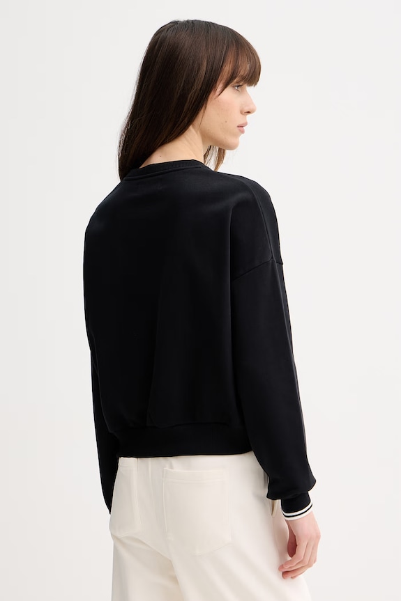 Îmbrăcăminte Fred Perry hanorac de damă din bumbac G1148 negru