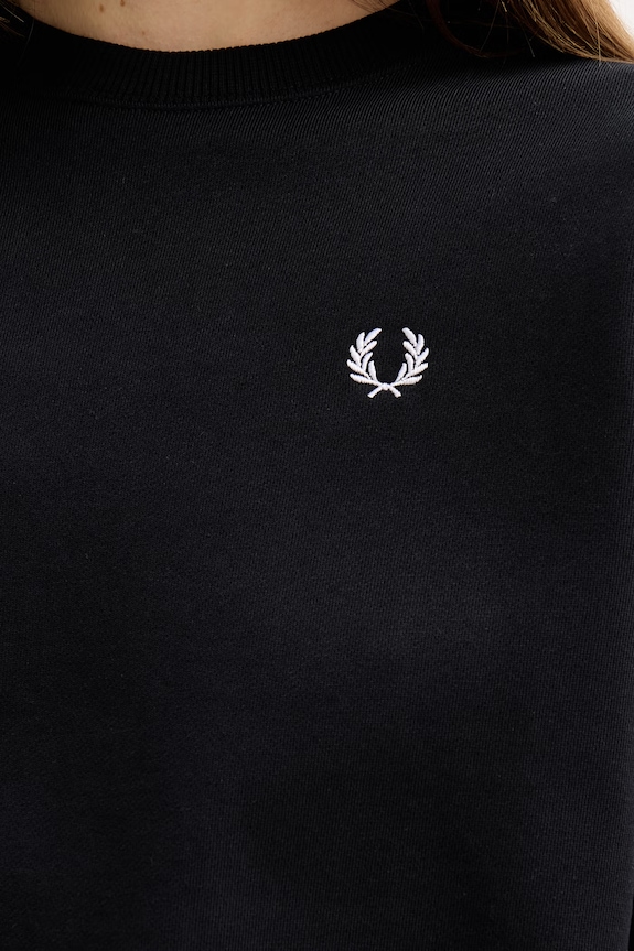 Fred Perry hanorac de damă din bumbac G1148 negru
