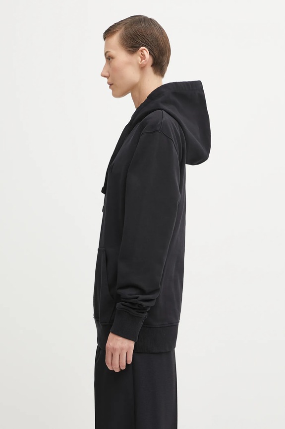 JW Anderson felpa in cotone Logo Embroidery JW0231.PG1632 nero AW25