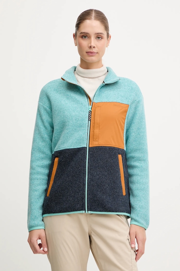 Спортивная кофта Smartwool без капюшона бирюзовый SW002966