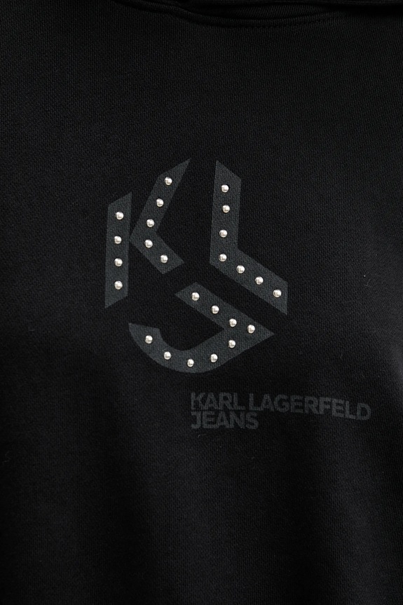 Karl Lagerfeld Jeans bluza bawełniana A4W20004 czarny