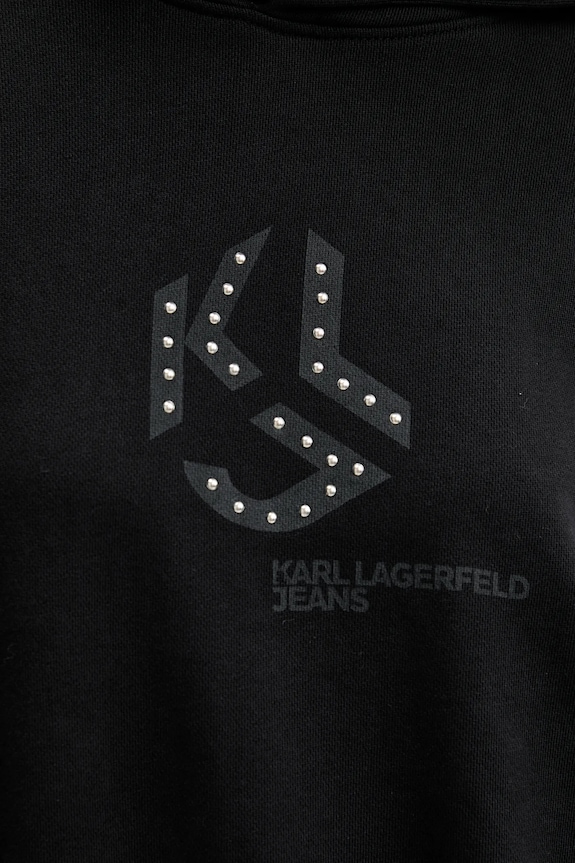 Karl Lagerfeld Jeans bluza bawełniana A4W20004 czarny