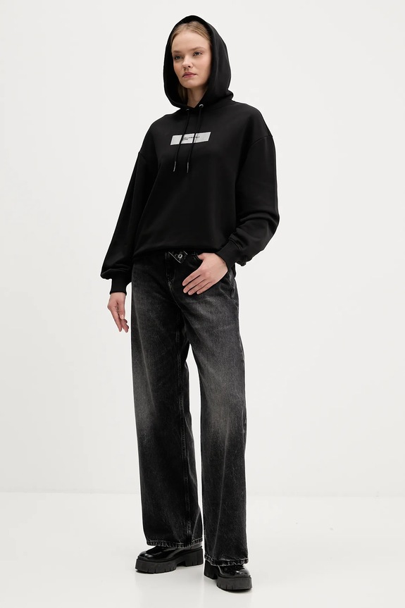 Karl Lagerfeld Jeans felpa in cotone A4W20013 nero AW25