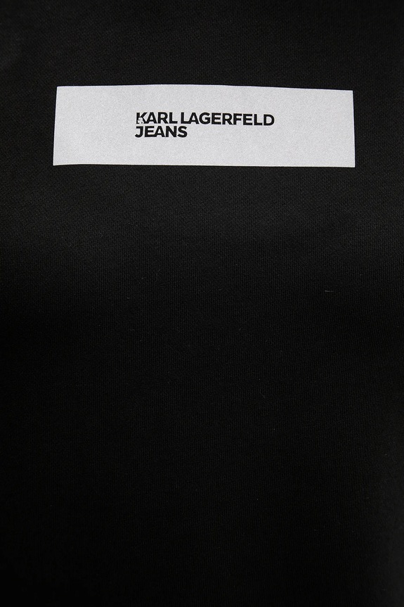 Karl Lagerfeld Jeans felpa in cotone A4W20013 nero
