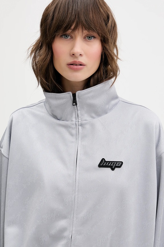 HUGO Blue bluză Dales_B gri 50546947