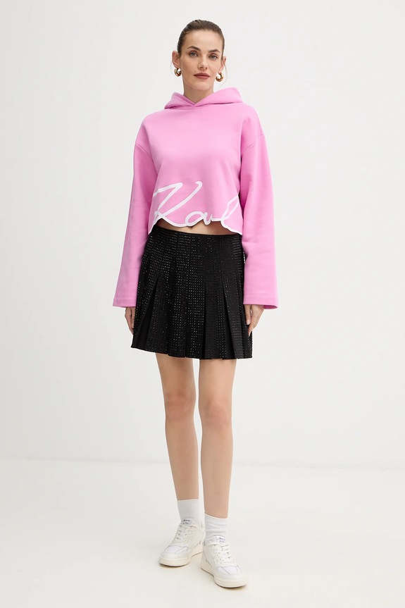 Μπλούζα Karl Lagerfeld A4W20039 ροζ AW25