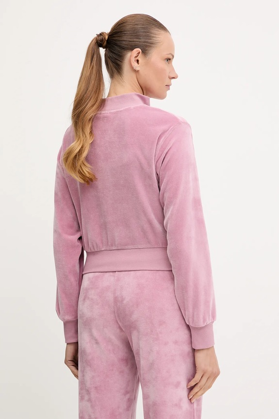 Odzież HUGO bluza VELVET zip jacket 50549796 różowy