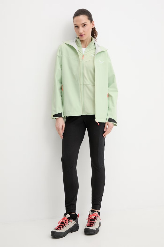 Salewa bluza outdoorowa Puez Cammino 00.0000029095 zielony SS26