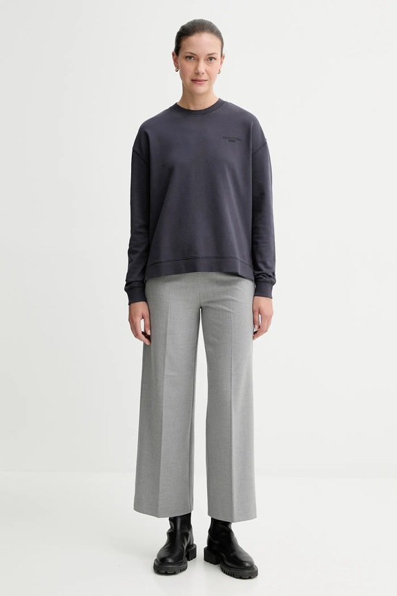 Marc O'Polo bluza bawełniana 5000007724 granatowy AW25