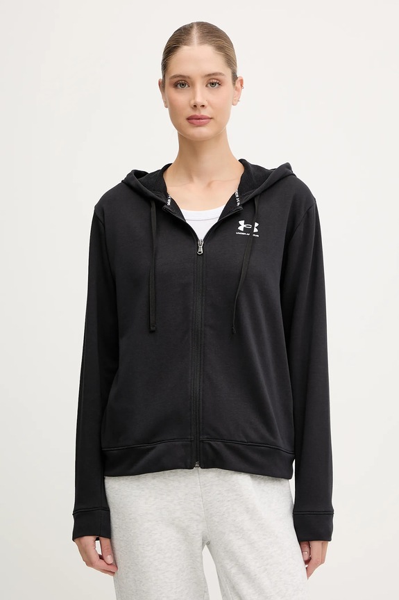 Mikina Under Armour UA Rival s kapucňou čierna 6005509