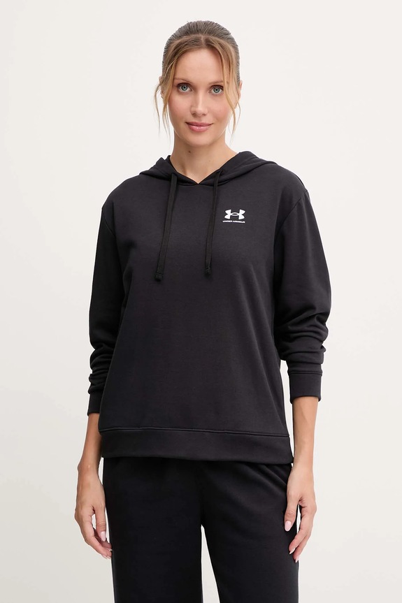 Dukserica Under Armour UA Rival s kapuljačom crna 6005511