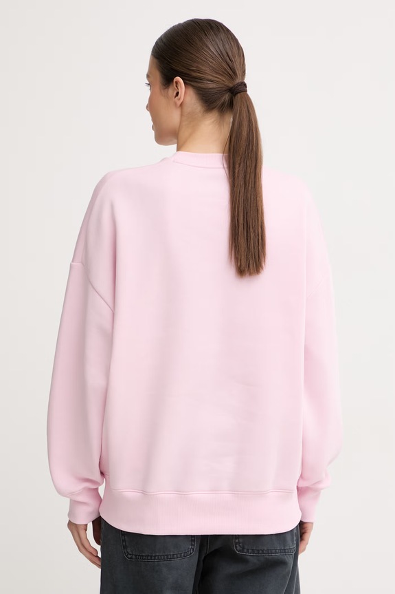 Odzież Under Armour bluza damska z bawełną Rival 6007880 różowy