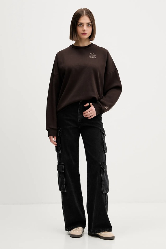 adidas felpa KT0873 marrone AW25