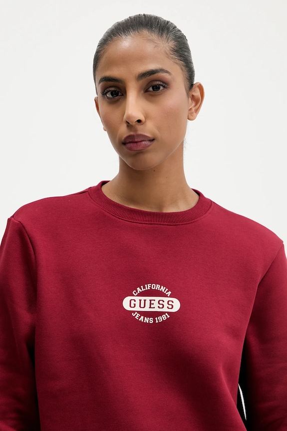 Кофта Guess Jeans бордо W5BQ07.KC811