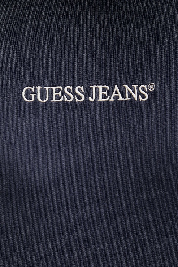 Bombažen pulover Guess Jeans W5BQ15.KCPR1 mornarsko modra