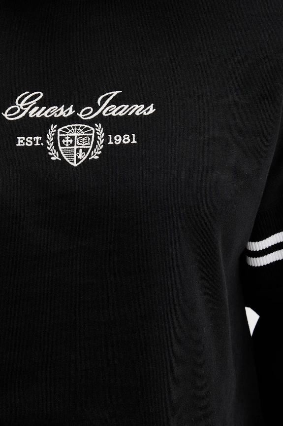 Guess Jeans bluza bawełniana W5BQ25.KCYM1 czarny