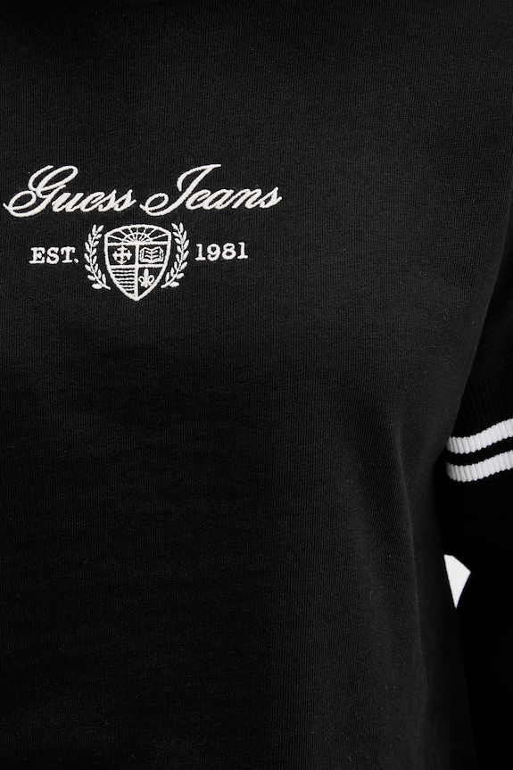 Guess Jeans bluza bawełniana W5BQ25.KCYM1 czarny