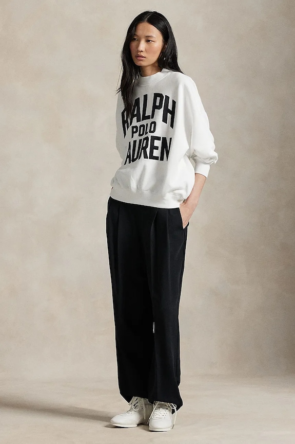 Odzież Polo Ralph Lauren bluza 211978147 biały