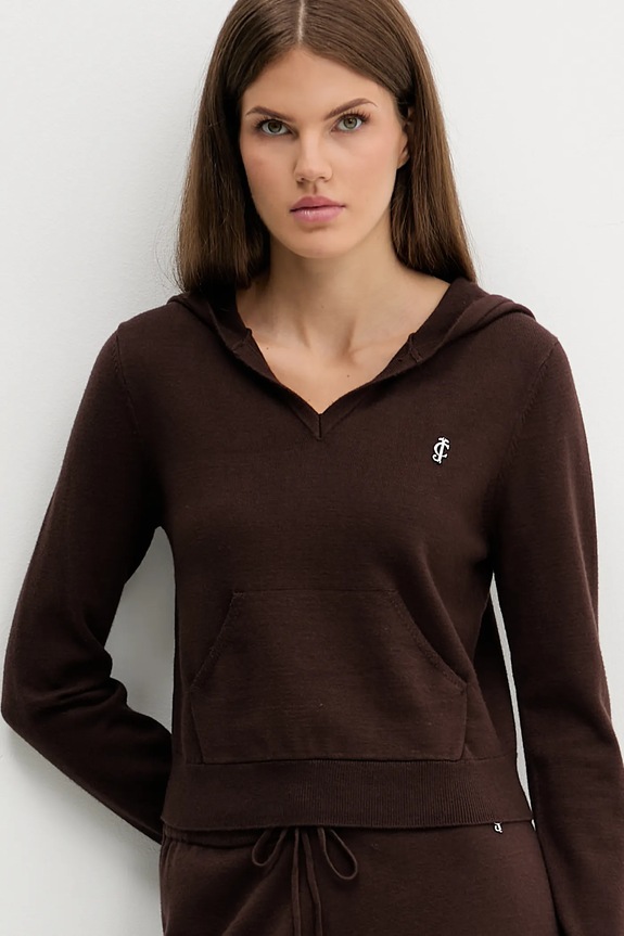 Πουλόβερ Juicy Couture καφέ JCGAS225016