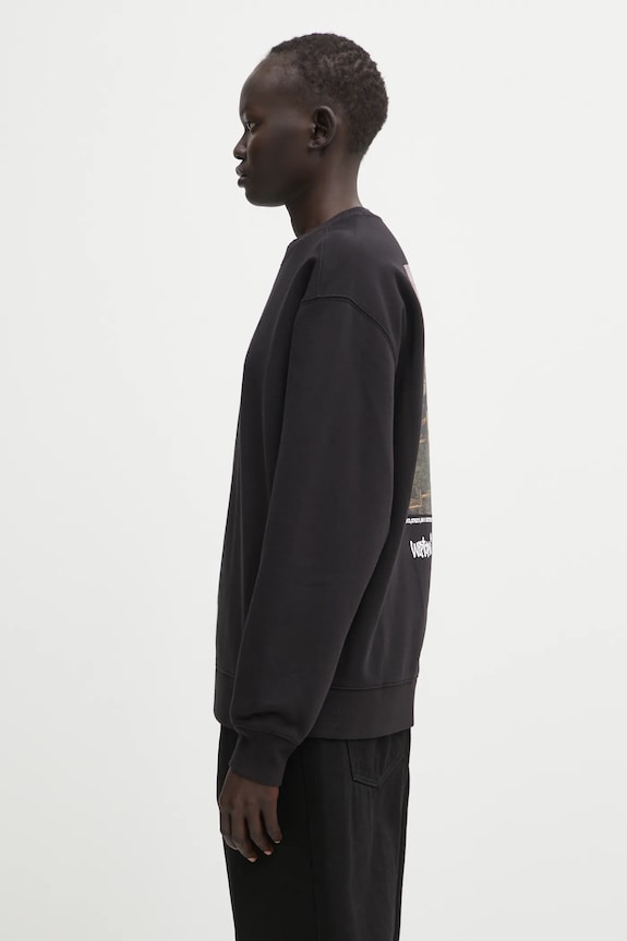 Dukserica Carhartt WIP W' Wiptopia Script Sweat I035515.3F4XX crna AW25