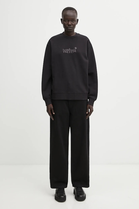 Dukserica Carhartt WIP W' Wiptopia Script Sweat I035515.3F4XX crna