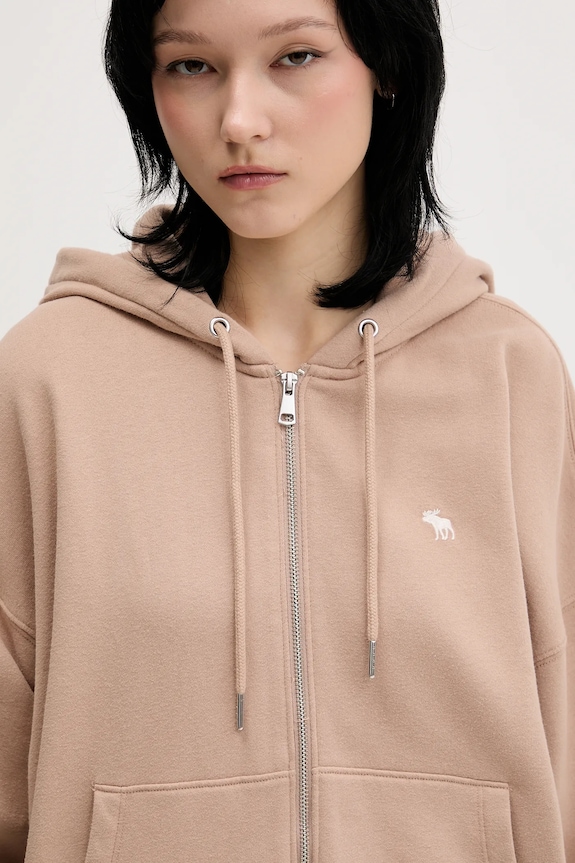 Μπλούζα Abercrombie & Fitch μπεζ KI152.5417.420