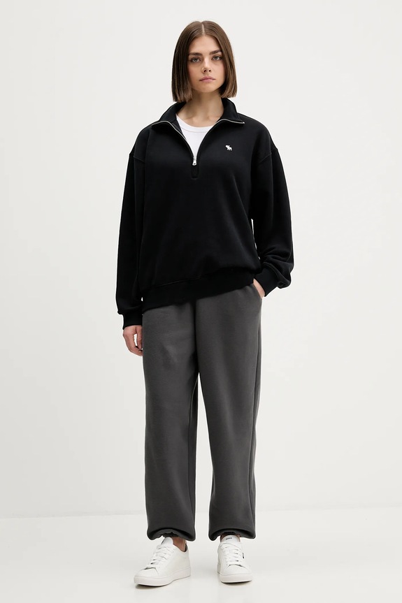 Abercrombie & Fitch felpa KI152.5418.900 nero AW25