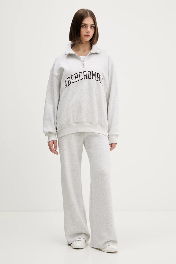 Abercrombie & Fitch felső KI152.5427.112 szürke AW25