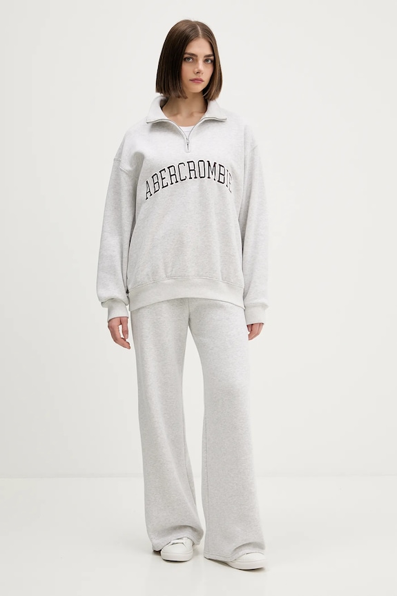 Abercrombie & Fitch felső KI152.5427.112 szürke AW25