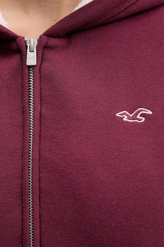 Mikina Hollister Co. KI352.5204.520 burgundské