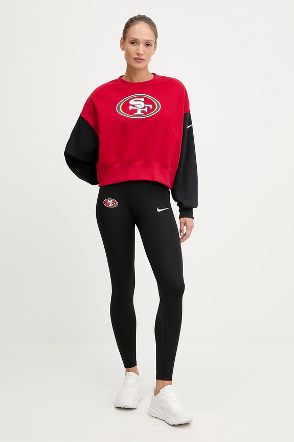 Nike bluza Oversized Crew Fleece 01D7.058Y.9B.SD2 czerwony AW25