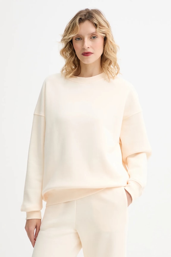 MUUV. bluză MUUV. x Answear uni bej BLUZA.CREWNECK.RAIZ