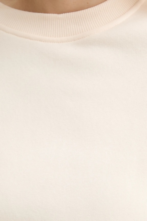 Mikina MUUV. MUUV. x Answear BLUZA.CREWNECK.RAIZ béžová