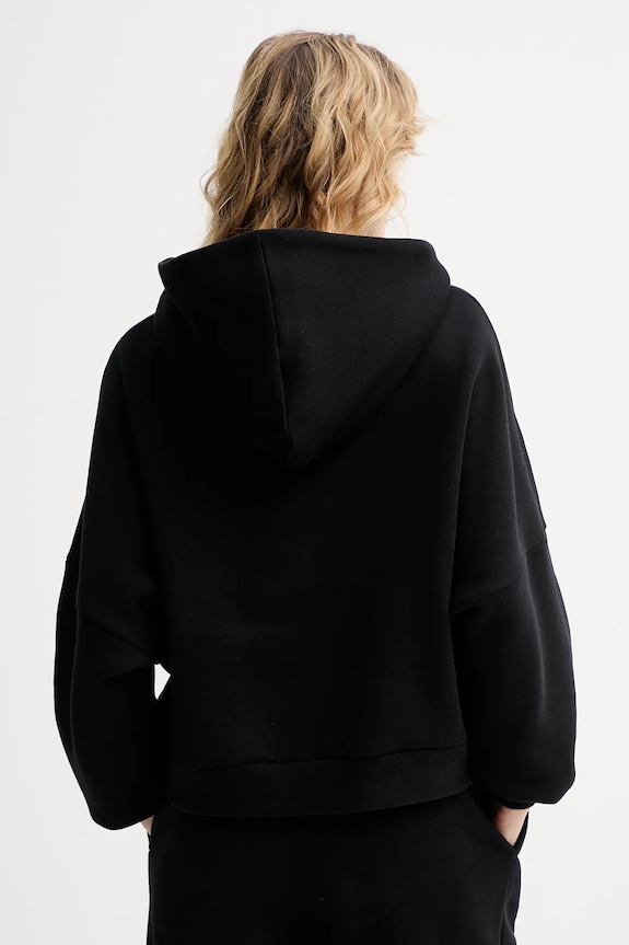 Îmbrăcăminte MUUV. bluză MUUV. x Answear BLUZA.Z.KAPTUREM.RAIZ negru