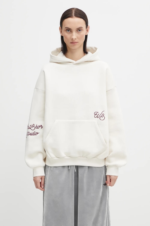Clothing WRSTBHVR sweatshirt Gustaf U2025TT.3067 beige
