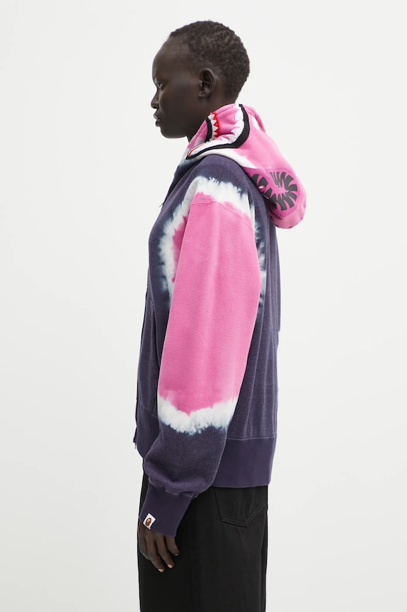 A Bathing Ape sweatshirt Hand Dye Shark 001ZPL302008L navy AW25