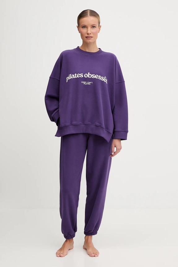 Μπλούζα JOYINME Kind Oversize.Kind.Yoga μωβ SS26