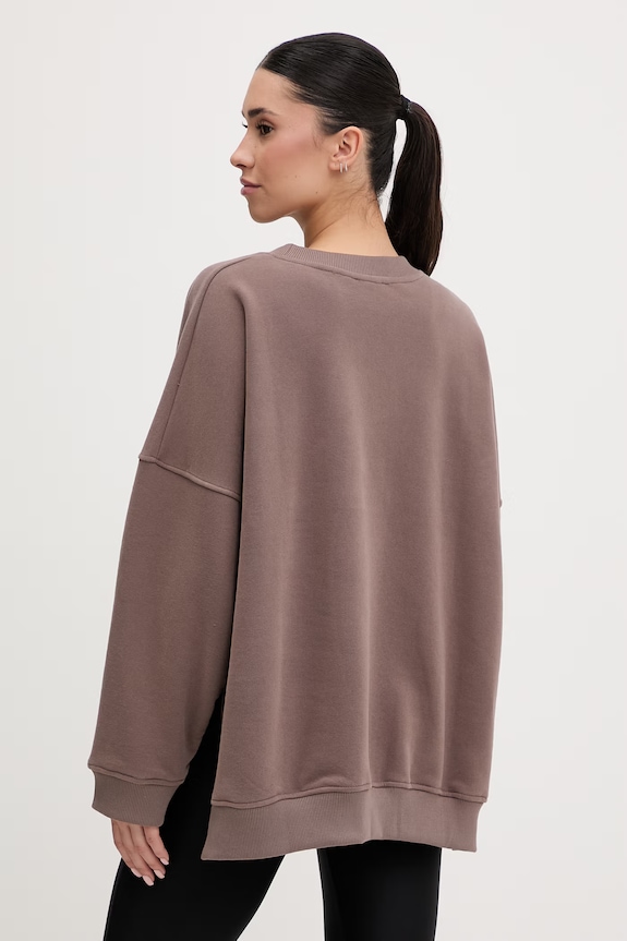 Odzież JOYINME bluza oversize damska bawełniana z elastanem Kind Oversize.Kind.Yoga brązowy