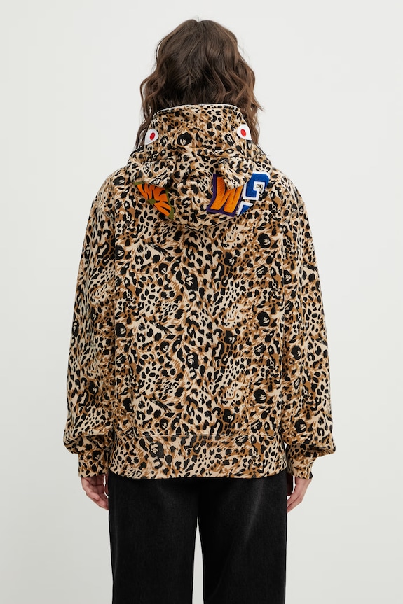 Abbigliamento A Bathing Ape felpa in cotone Milo Shark 002ZPL802001L beige