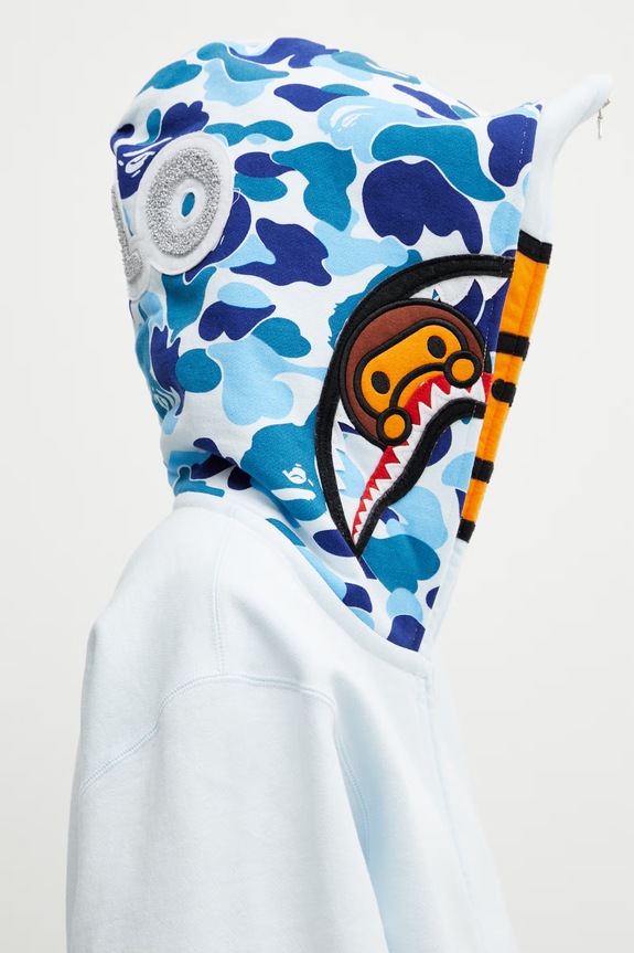 A Bathing Ape bluza bawełniana Milo Shark 002ZPL802013L