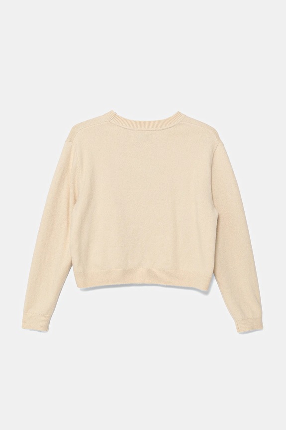 Detský sveter Calvin Klein Jeans IG0IG02830.9BYA béžová AW25