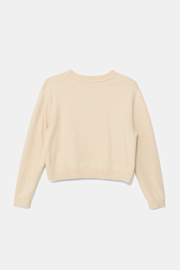 Detský sveter Calvin Klein Jeans IG0IG02830.9BYA béžová AW25