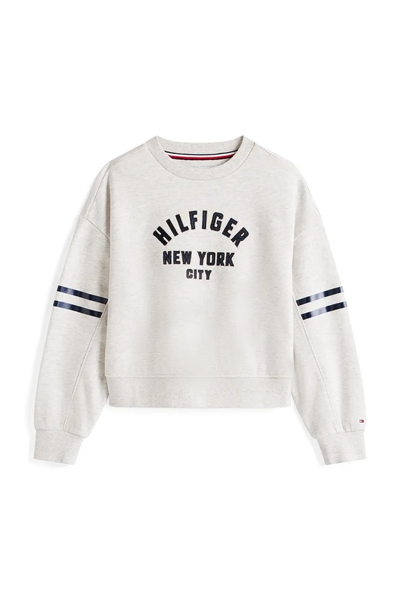 Mikina Tommy Hilfiger KG0KG08746.9BYA sivá AW25