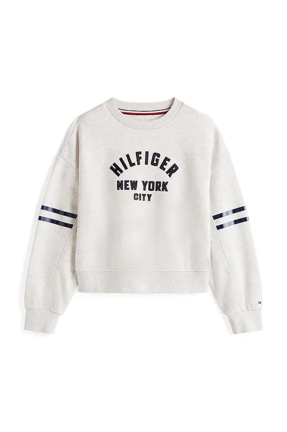 Mikina Tommy Hilfiger KG0KG08746.9BYA sivá AW25