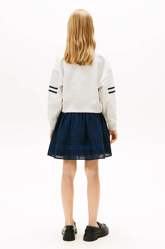 Mikina Tommy Hilfiger sivá KG0KG08746.9BYA