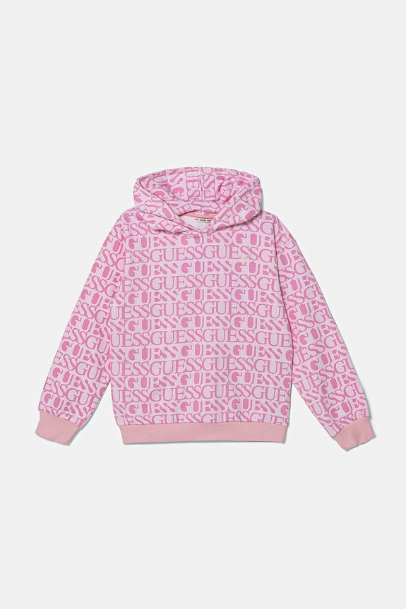 Dječja pamučna dukserica Guess Planet friendly roza J5YQ02.KAD74.9BYA