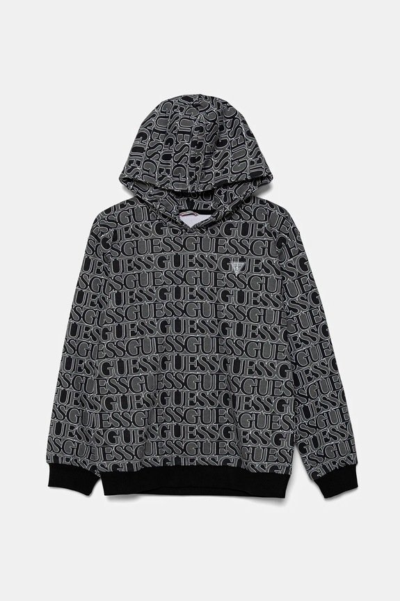 Guess felpa in cotone bambino/a con nero J5YQ02.KAD74.9BYA