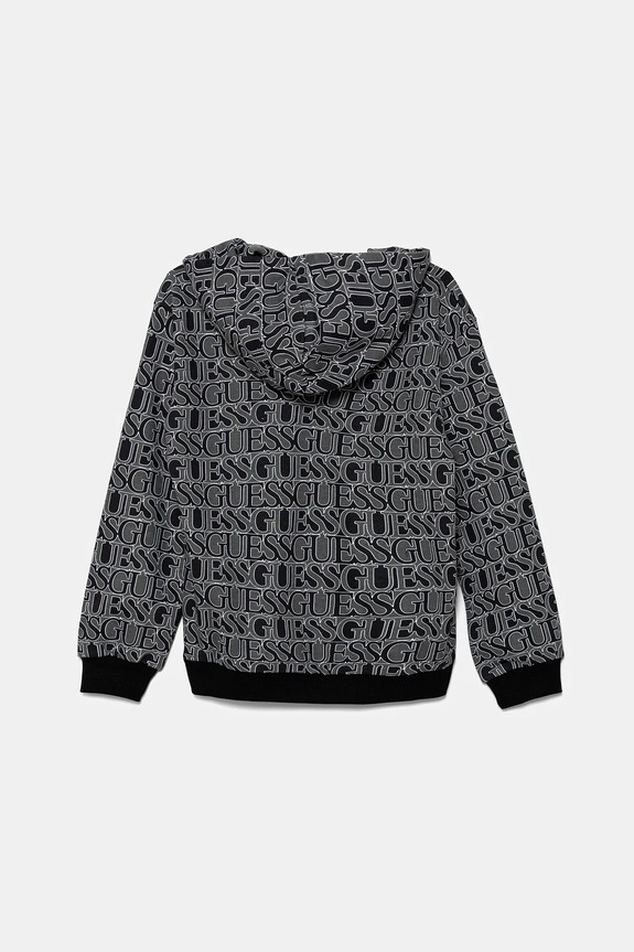 Guess felpa in cotone bambino/a J5YQ02.KAD74.9BYA nero AW25