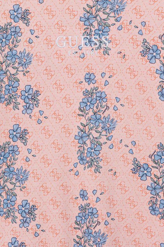 Dziewczynka Guess bluza bawełniana dziecięca J5YQ05.KA6R4.9BYA pomarańczowy