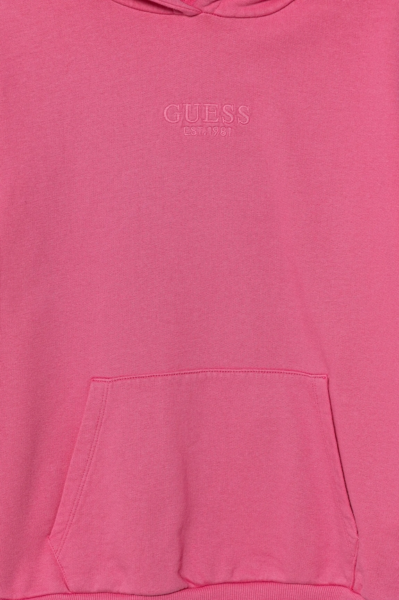 Dziewczynka Guess bluza bawełniana dziecięca J5YQ21.KAV34.9BYA różowy